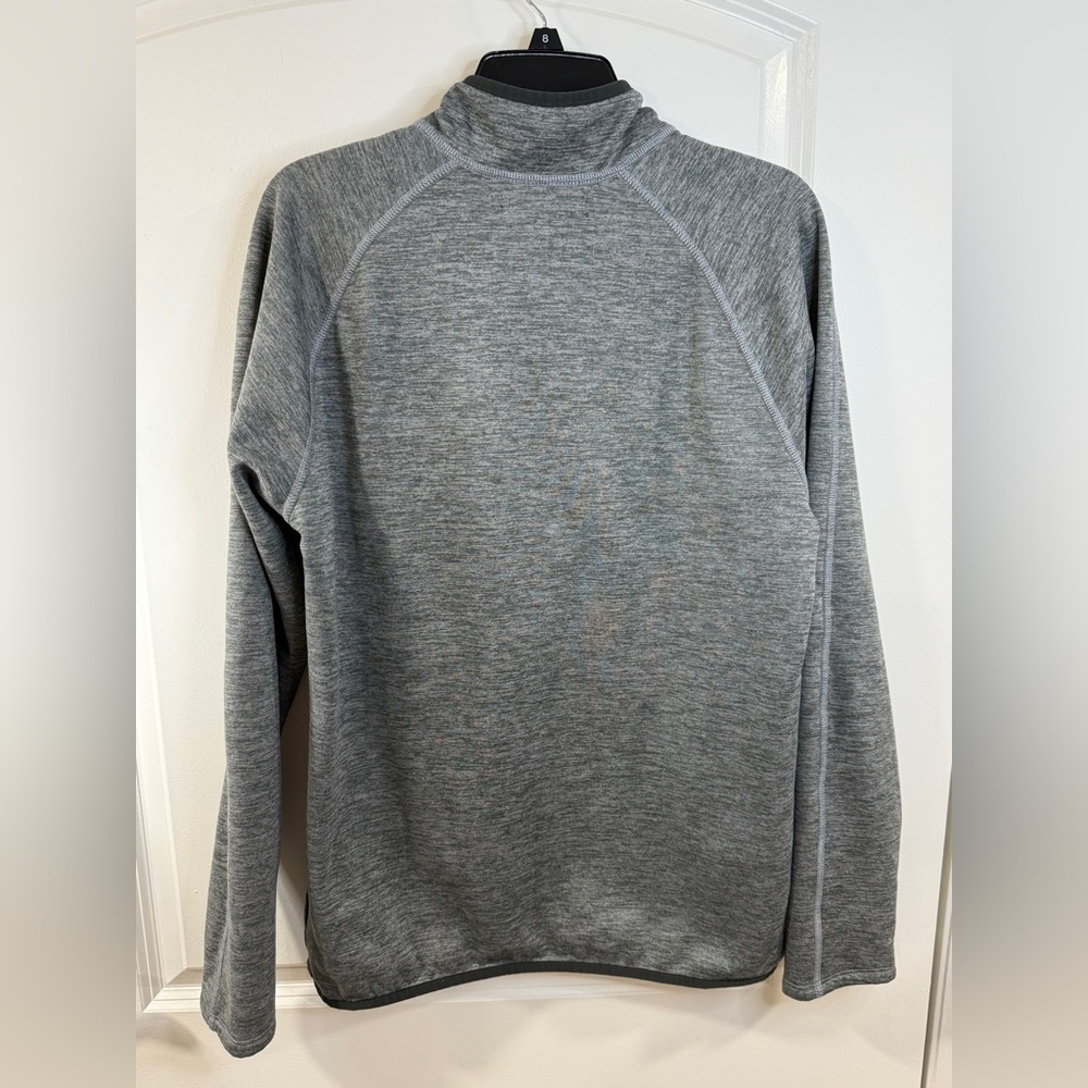 The North Face 1/4 Zip Fleece Pullover Mens M Gray Lightweight Jacket - Picture 4 of 12